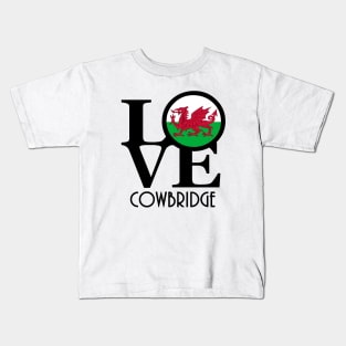 LOVE Cowbridge Wales Kids T-Shirt